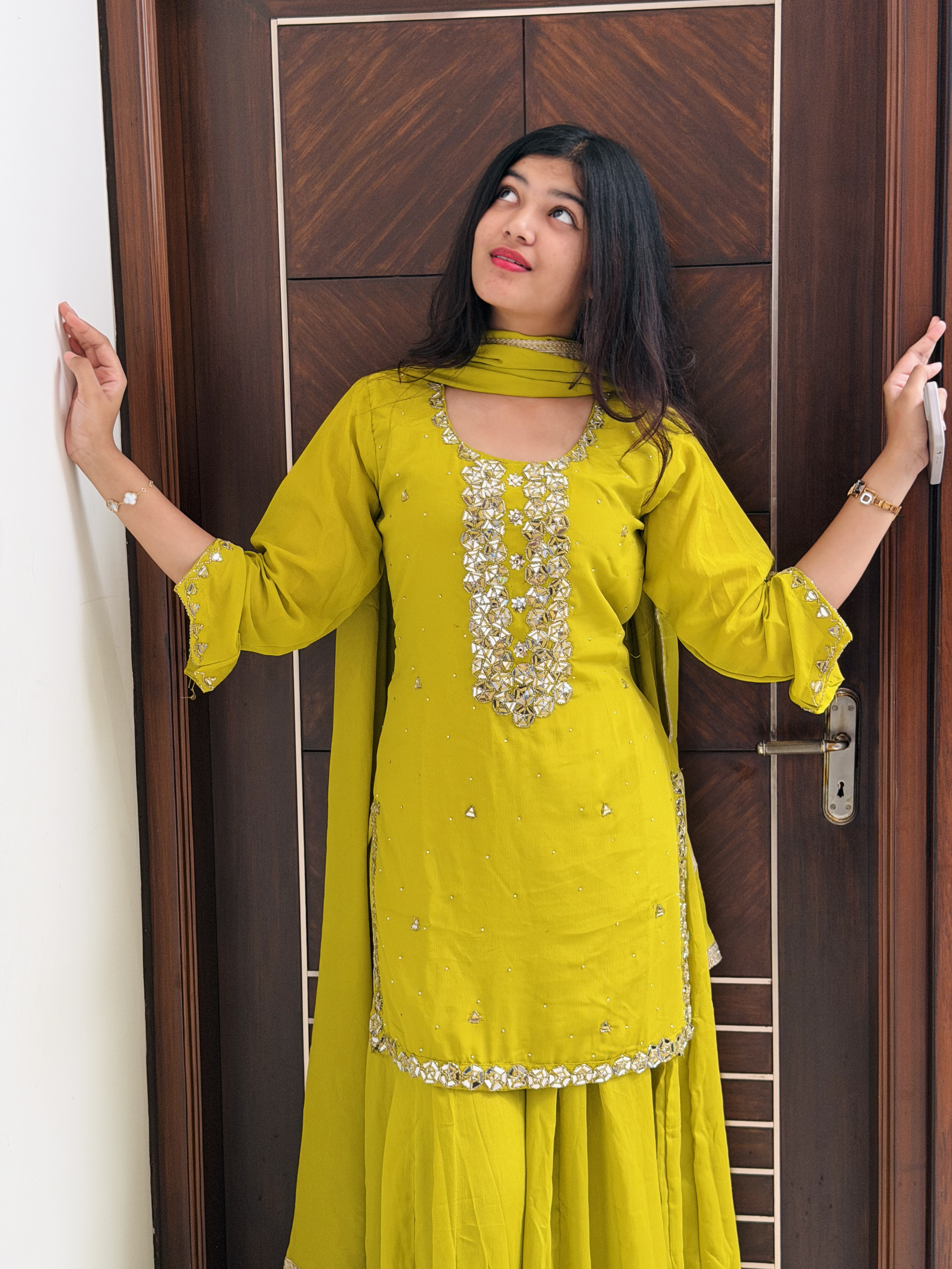 Green party wear