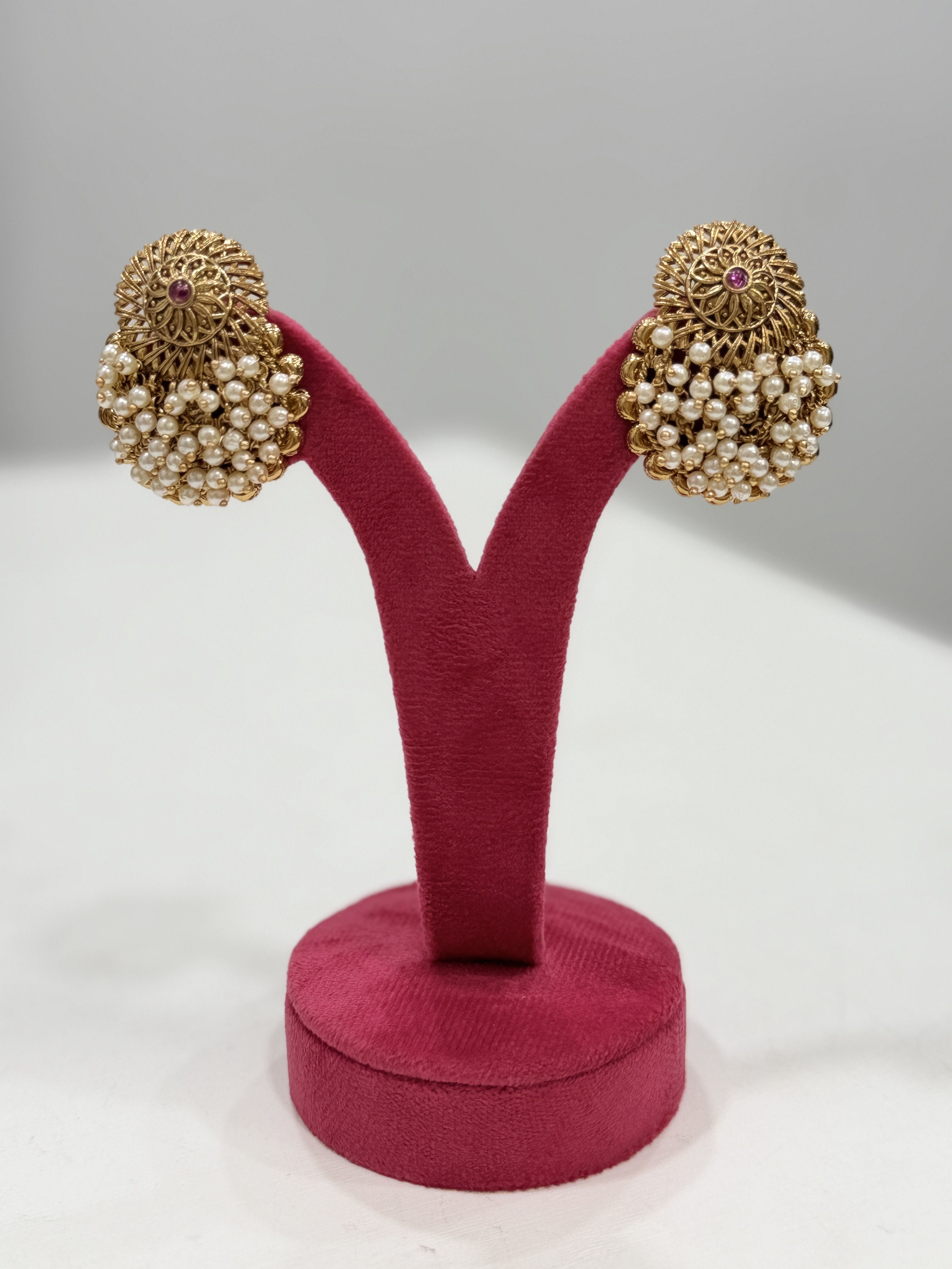 Trendy big earrings