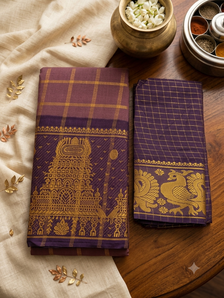 Gopuram saree