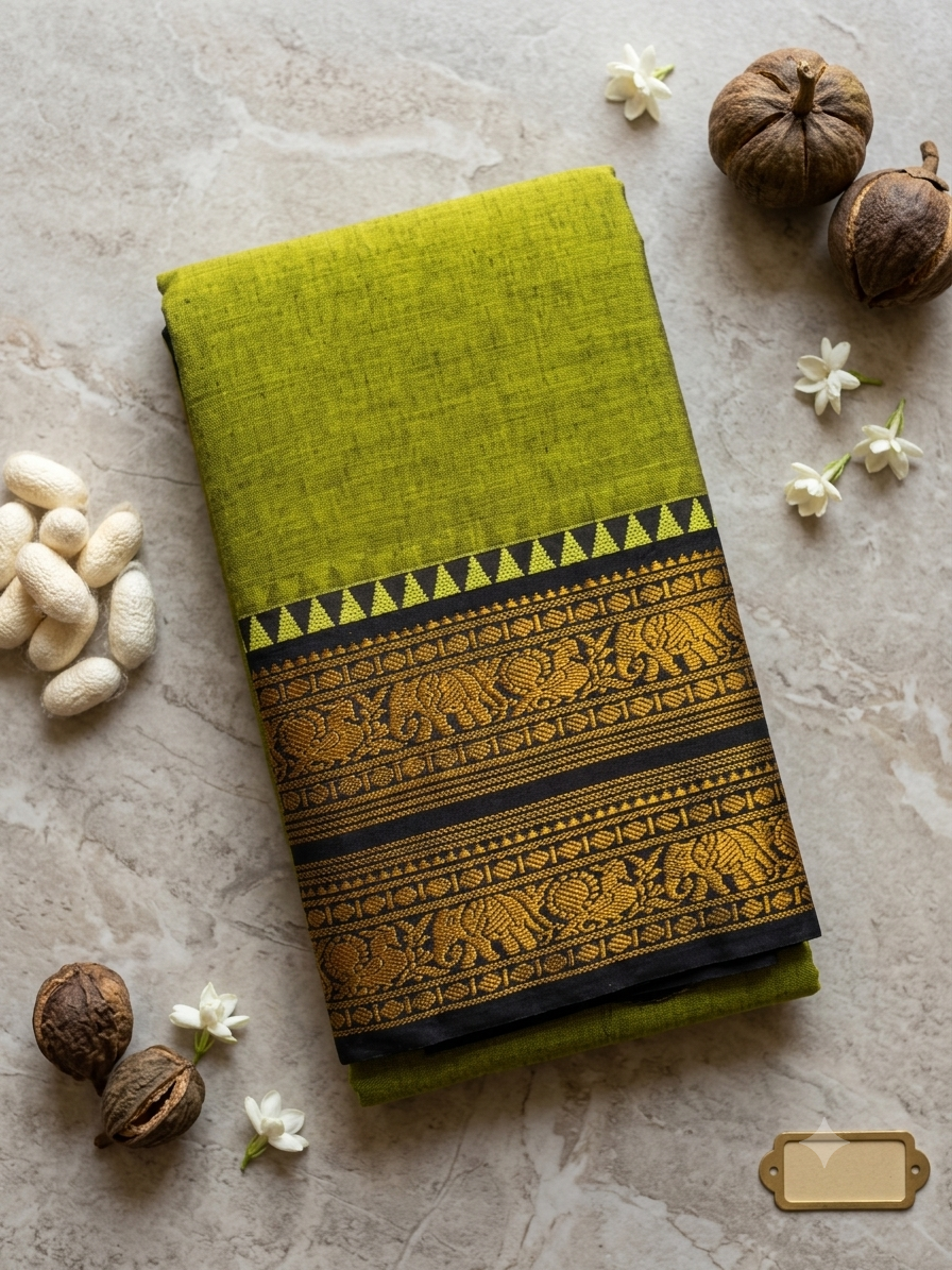Kanchi cotton saree