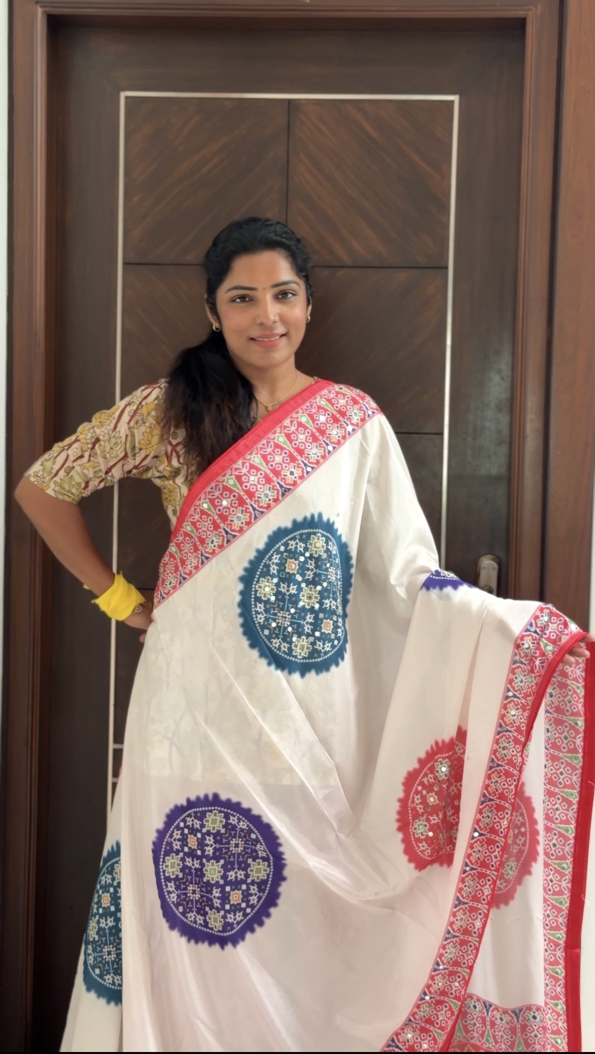 Semi modal silk saree