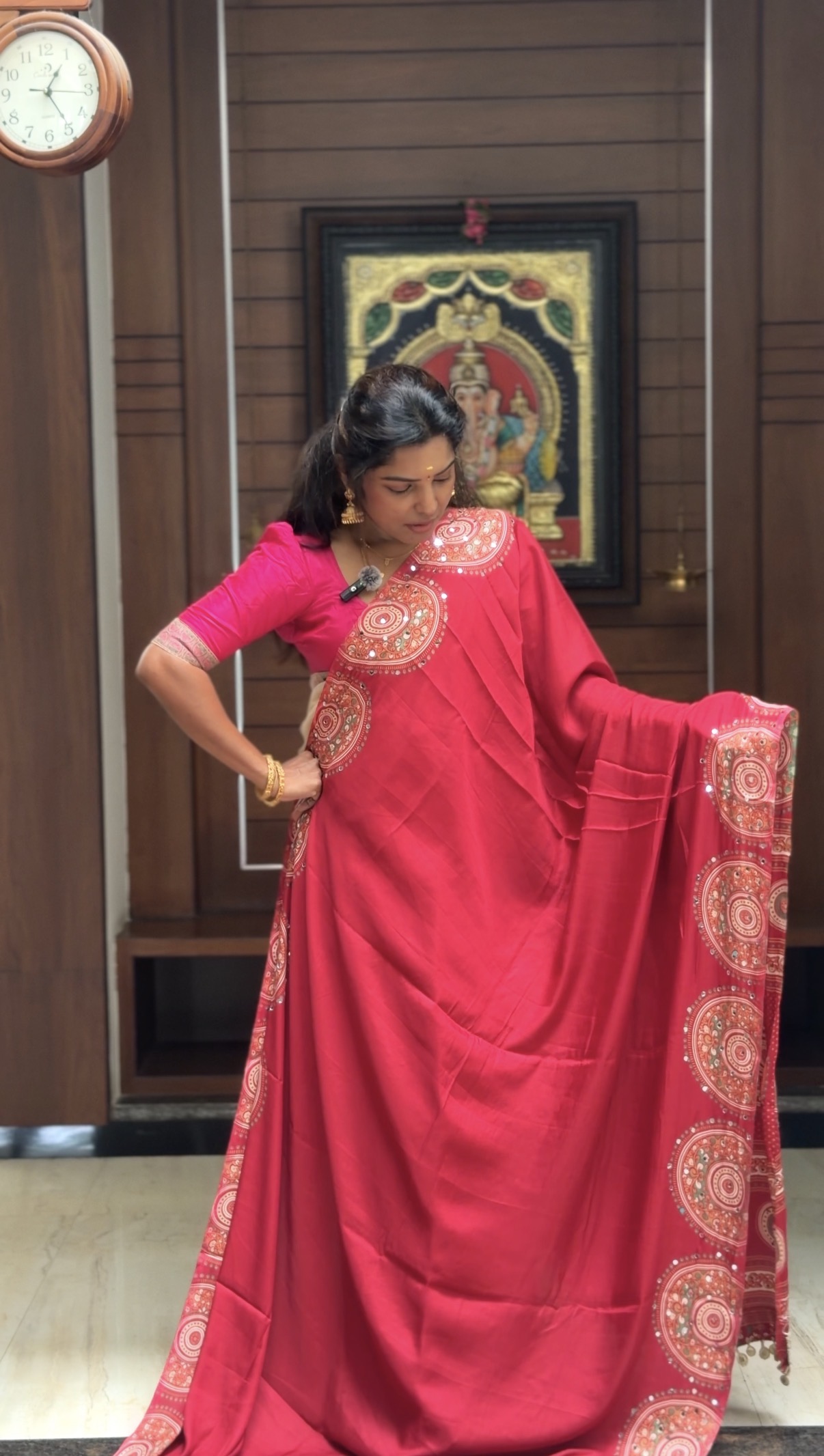 Semi modal silk saree